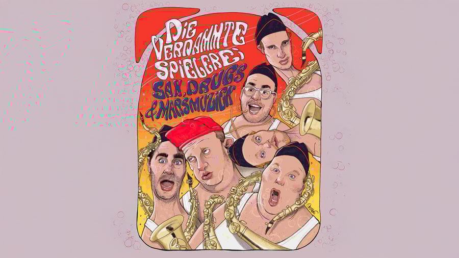 20251128--DieVerdammteSpielerei2023-finale-affiche-Sax-drugs-en-marsmuziek-(c)-Tim-Acke