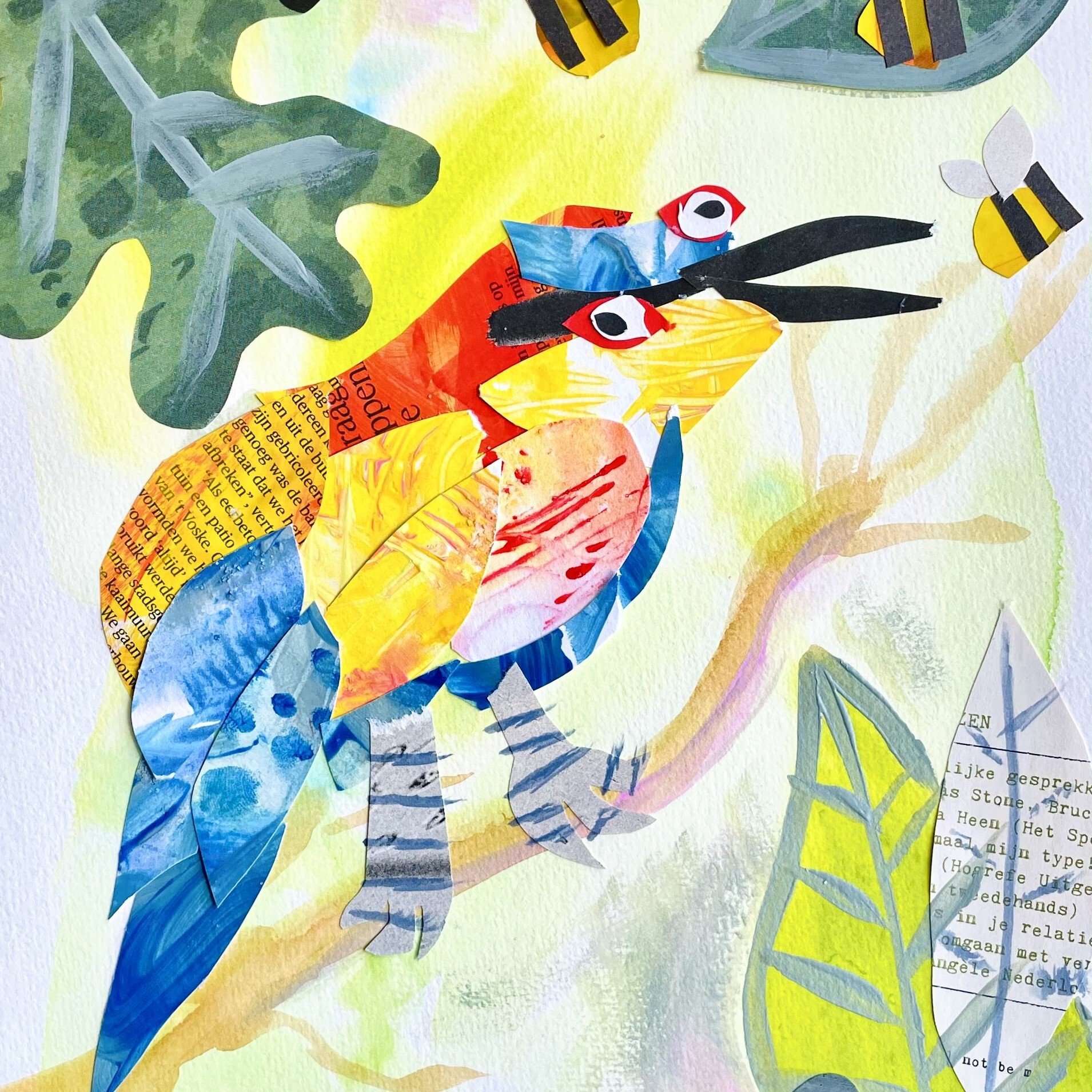 SydneyV_Workshop_CharacterCollage-rareVogels_Voorbeeld_-_Sydney_Vercammen-1